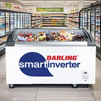 Tủ đông Darling kính lùa