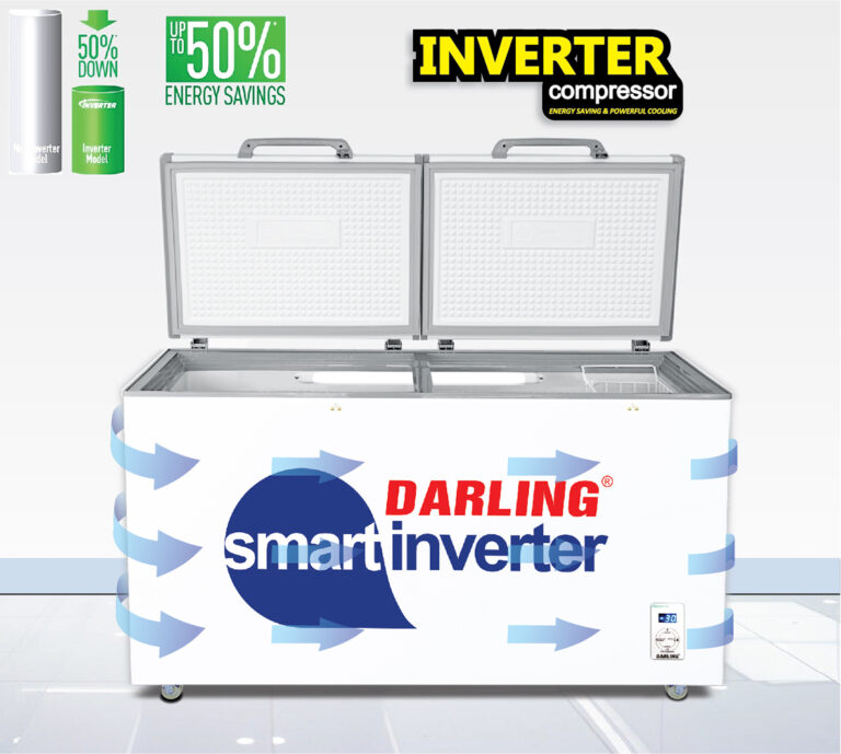 Tủ dông darling 970l DMF-9779ASI công nghệ Inverter