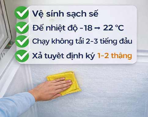 Hướng dẫn sử dụng tủ đông darling