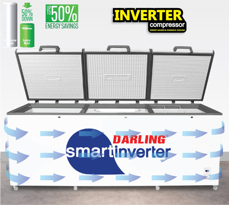 Tủ đông Darling 1700 lít DMF-1579 ASI Smart Inverter