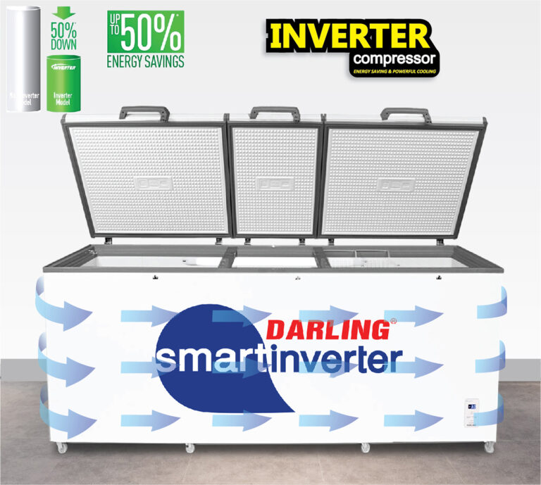 Tủ đông Darling 1400 lít DMF-1279 ASI Smart Inverter