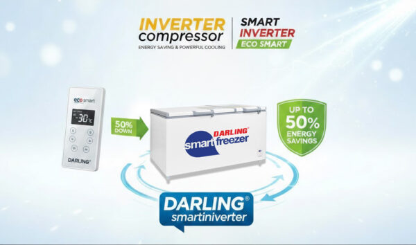 Tủ đông Darling công nghệ Smart Inverter là gì