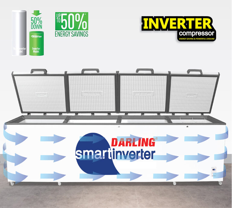 Tủ đông Darling 2500 lít DMF-1979 ASI Smart Inverter