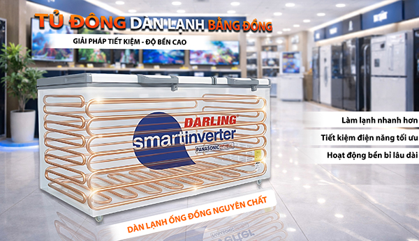 Tủ đông dàn lạnh đồng