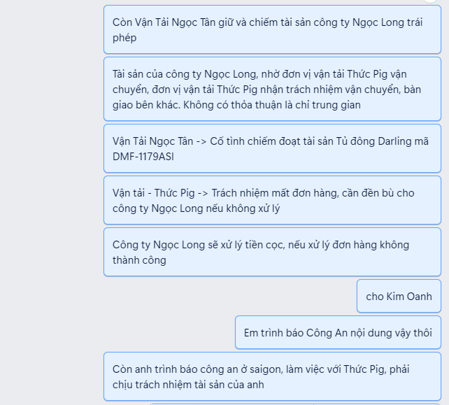 Vận Tải Thức Pig 0965.462.520 và Vận Tải Ngọc Tân 032.737.3837 lừa đảo không ?