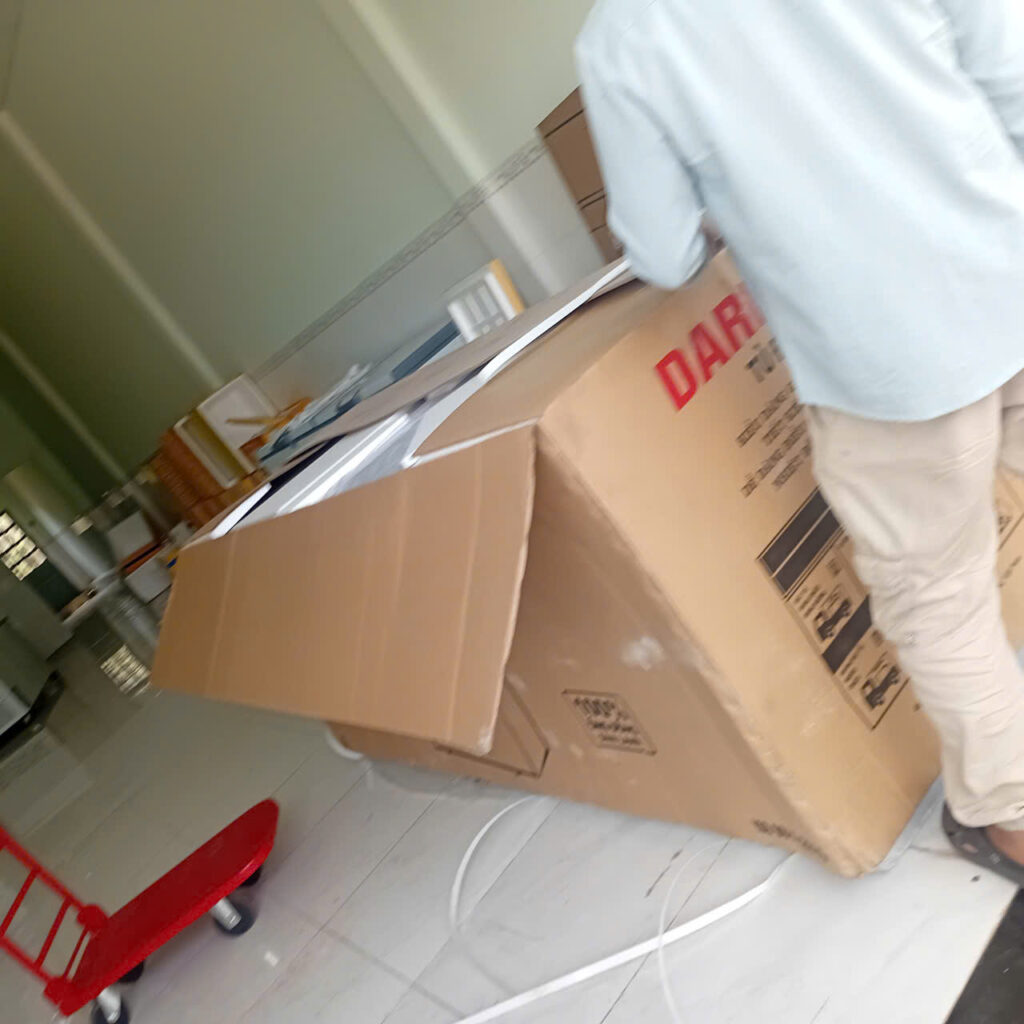 Vận tải Ngọc Tân 032.737.3837 đã hoàn tất đơn hàng cho Điện máy Ngọc Long