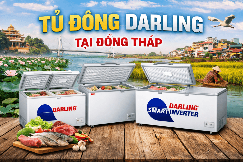 Tủ đông Darling tại Đồng Tháp